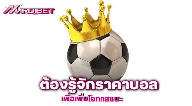 MARDIBET ต้องรู้จักราคาบอล เพื่อเพิ่มโอกาสชนะ